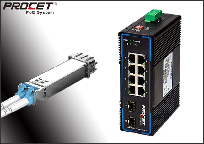 Разницы между портом SFP и портом RJ45 в переключателе PoE