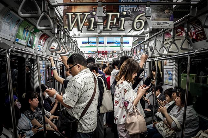 Прибор Wi-Fi 6 PoE приведенный в действие